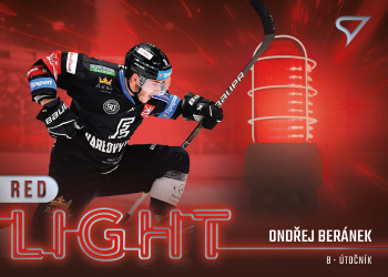 Ondrej Beranek Karlovy Vary Tipsport ELH 2022/23 SportZoo 2. serie Red Light #RL-31